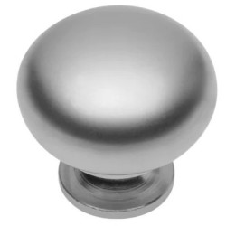 Gałka do mebli BERGAMO GTV – aluminium, biały, chrom, czarny mat, stal