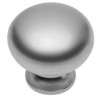 Gałka do mebli BERGAMO GTV – aluminium, biały, chrom, czarny mat, stal