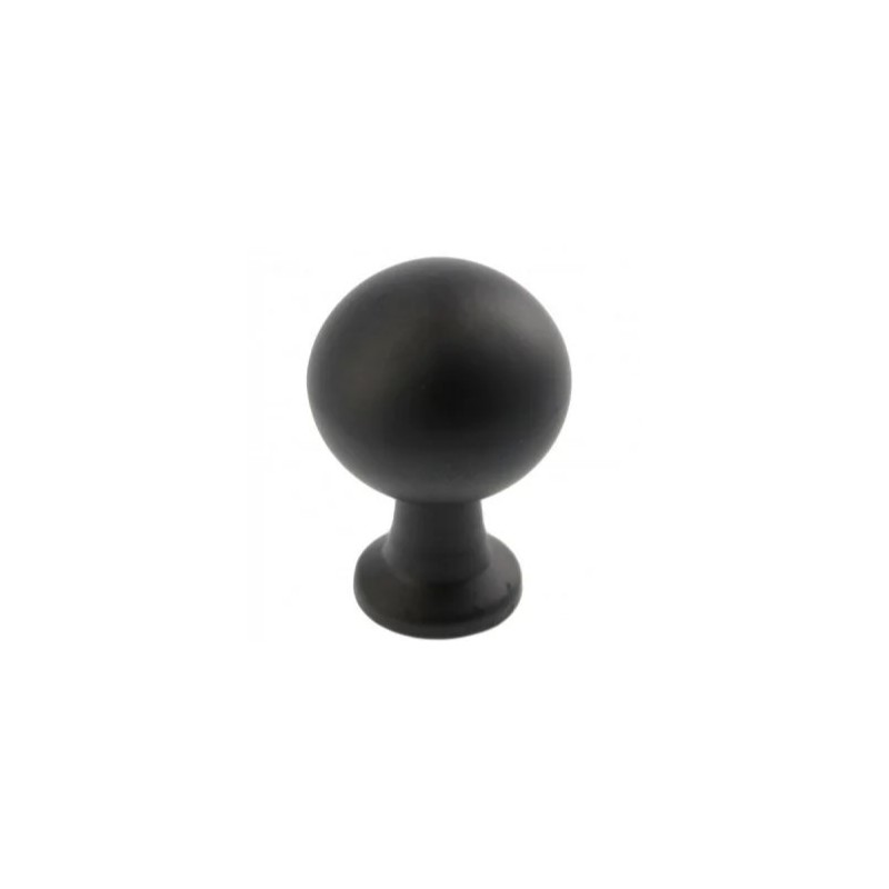 Gałka do mebli GTV NORD mosiądz, złoto szczotkowane, czarny mat