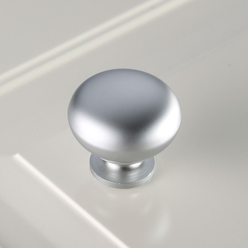 Gałka do mebli BERGAMO GTV – aluminium, biały, chrom, czarny mat, stal Gałka do mebli BERGAMO GTV – aluminium, biały, chrom, czarny mat, stal