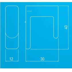 GTV – Gałka do mebli SENIOR – chrom, aluminium