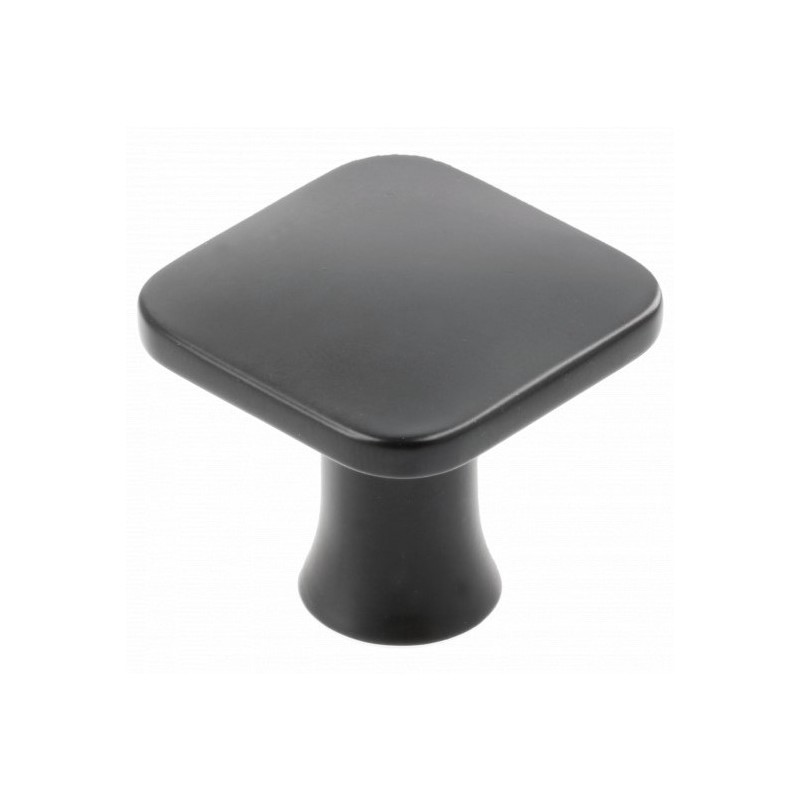 Gałka do mebli PIAZZA złoto szczotkowane, inox, mosiądz i czarna