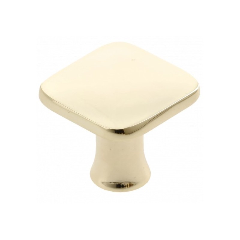 Gałka do mebli PIAZZA złoto szczotkowane, inox, mosiądz i czarna