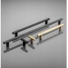 Uchwyty do mebli RAY 128–320 mm, jasny grafit