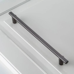 Uchwyty do mebli RAY 128–320 mm, jasny grafit