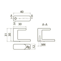 GTV – Gałka do mebli SENIOR – aluminium