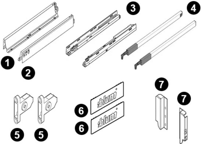 Jak zmontować szufladę Tandembox