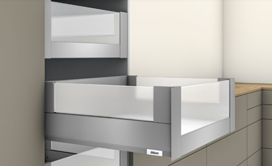 BLUM MERIVOBOX modular z BOXCOVER, TIP-ON BLUMOTION